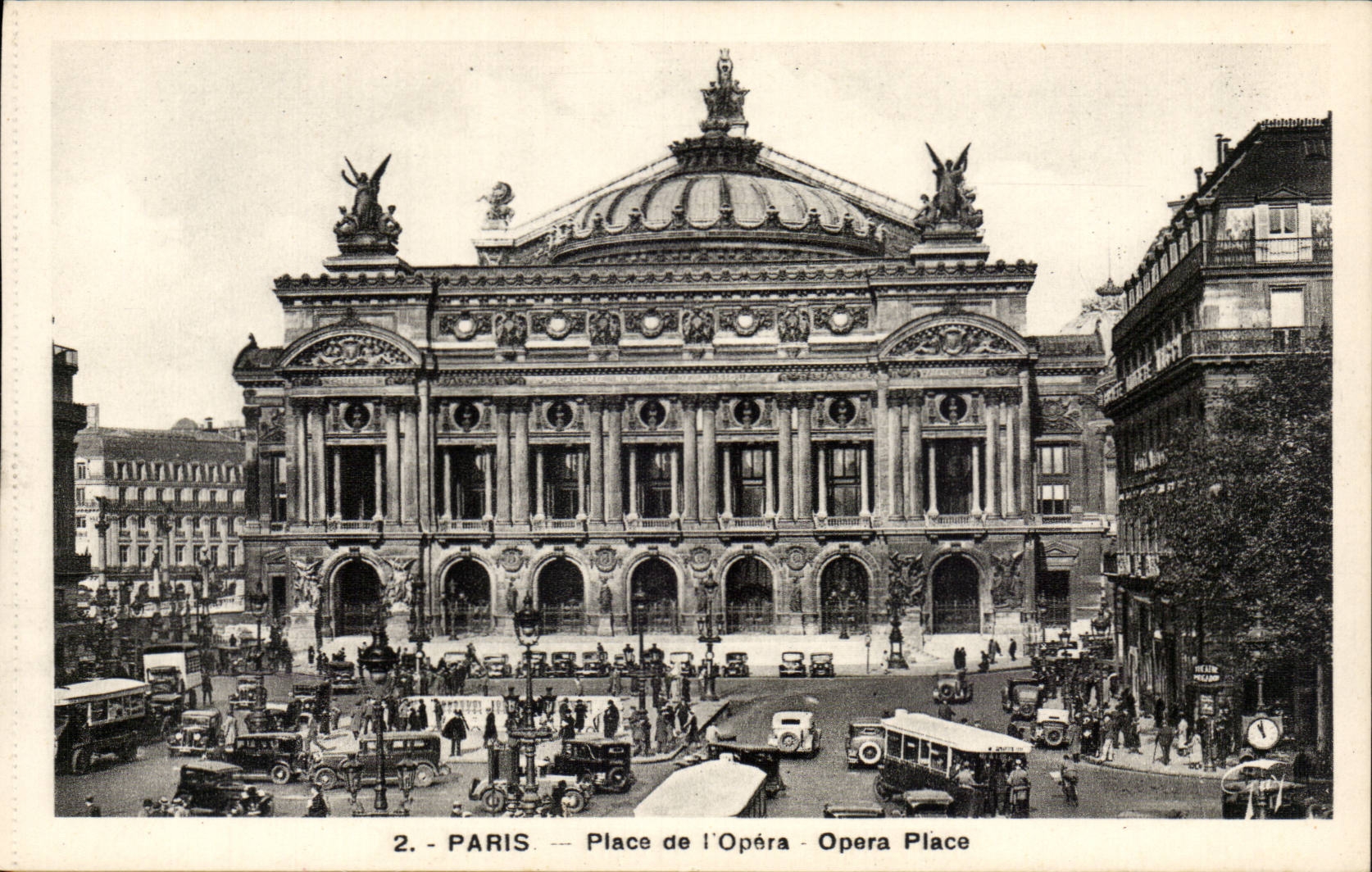 Paris CPA Places opera