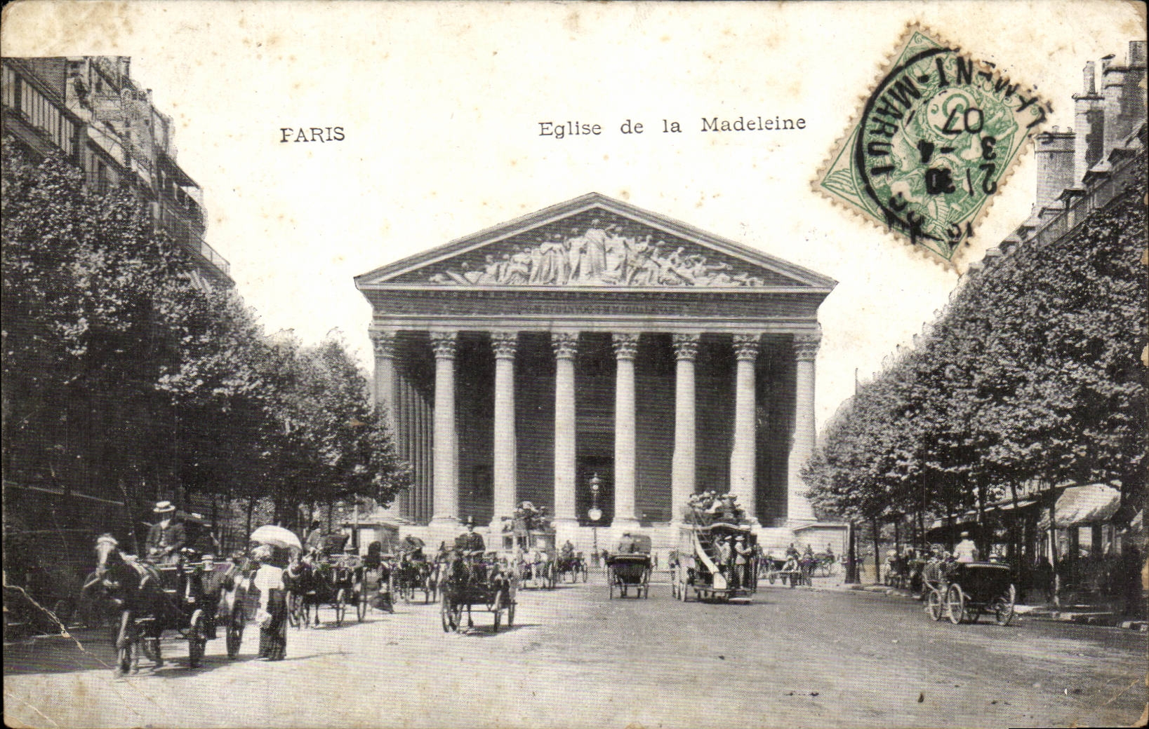 Paris CPA Church of the Madeleine