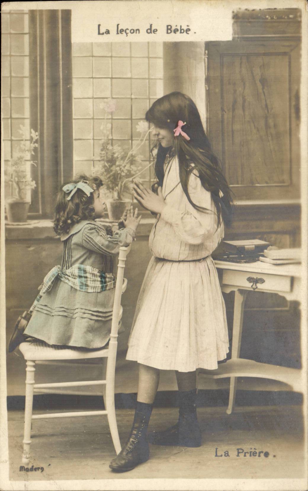 CPA Fantasy Child the lesson of baby the prayer