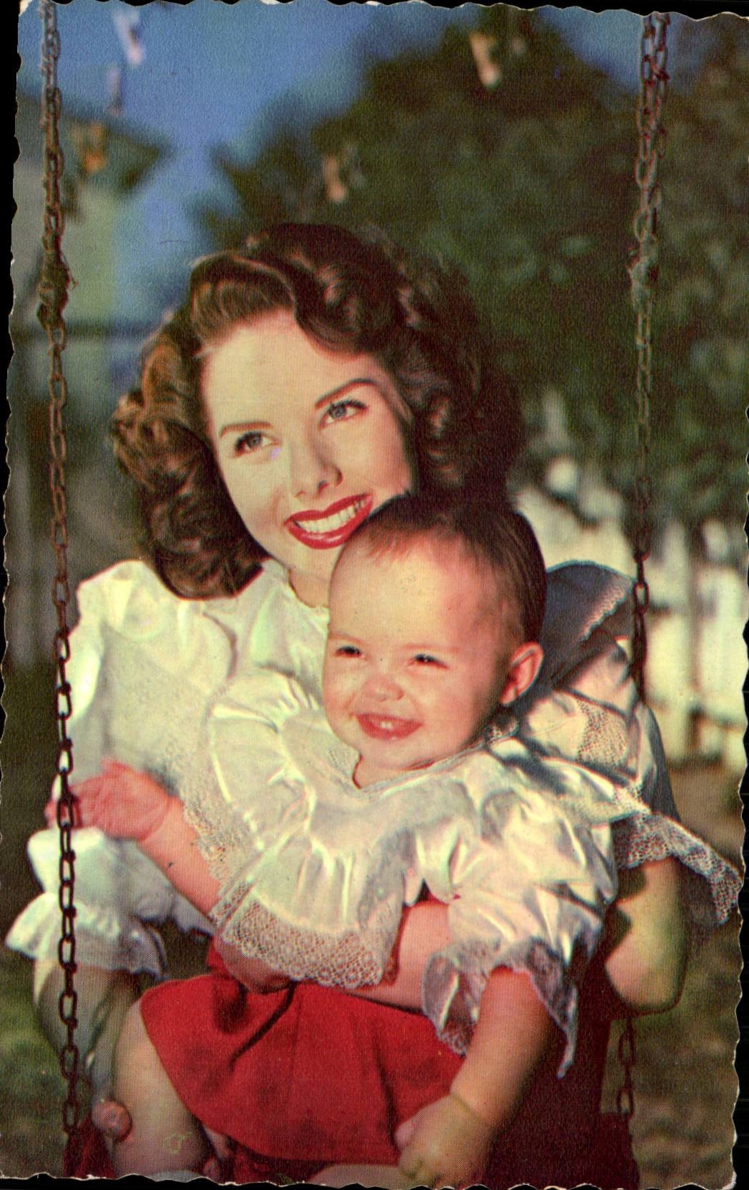 MODERN CARD Fantasy Child Woman and baby