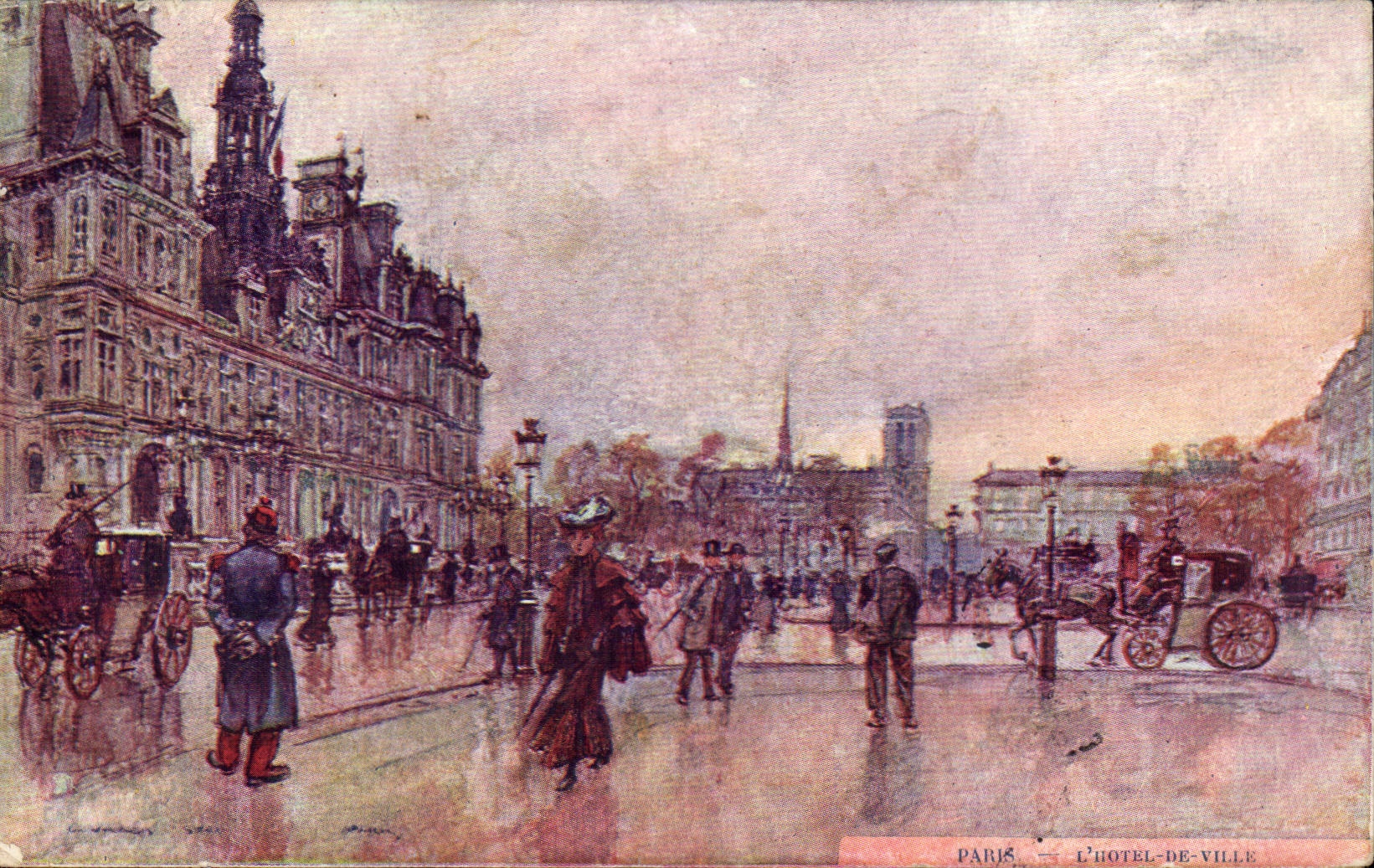 CPA Paris L'hotel de ville
