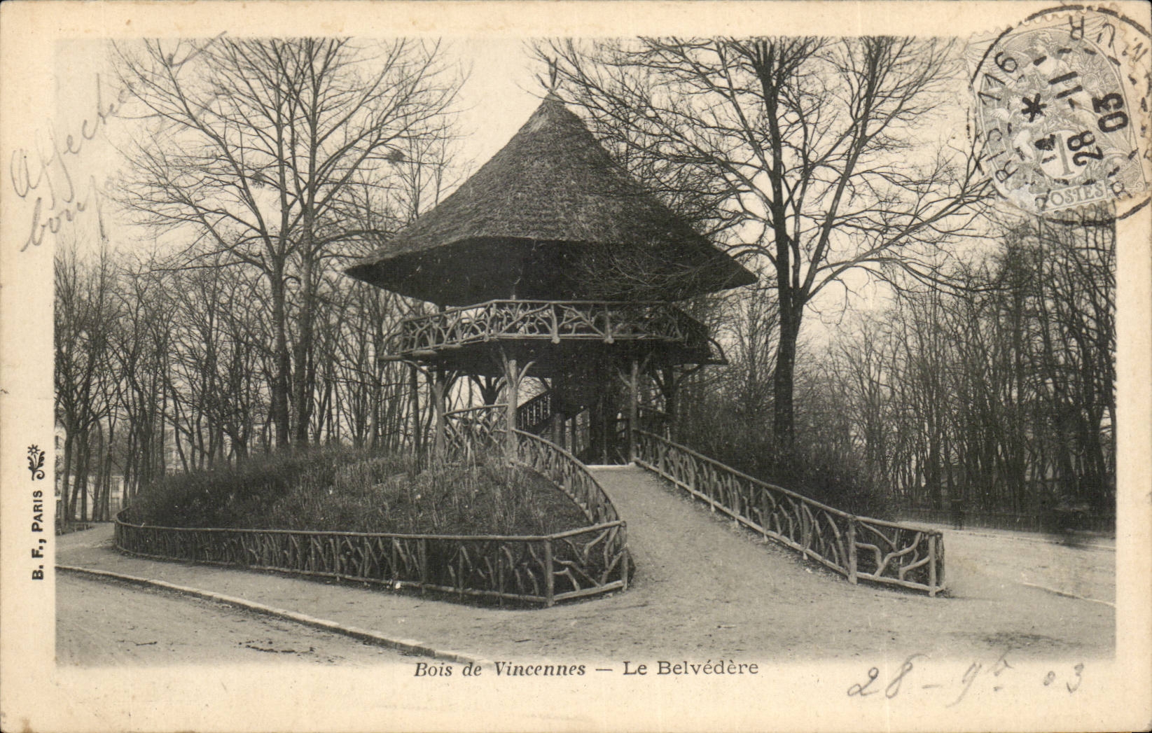 Paris CPA Wood of Vincennes the View-point