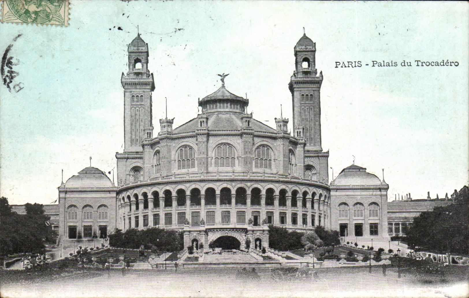 Paris CPA Palate of Trocadero