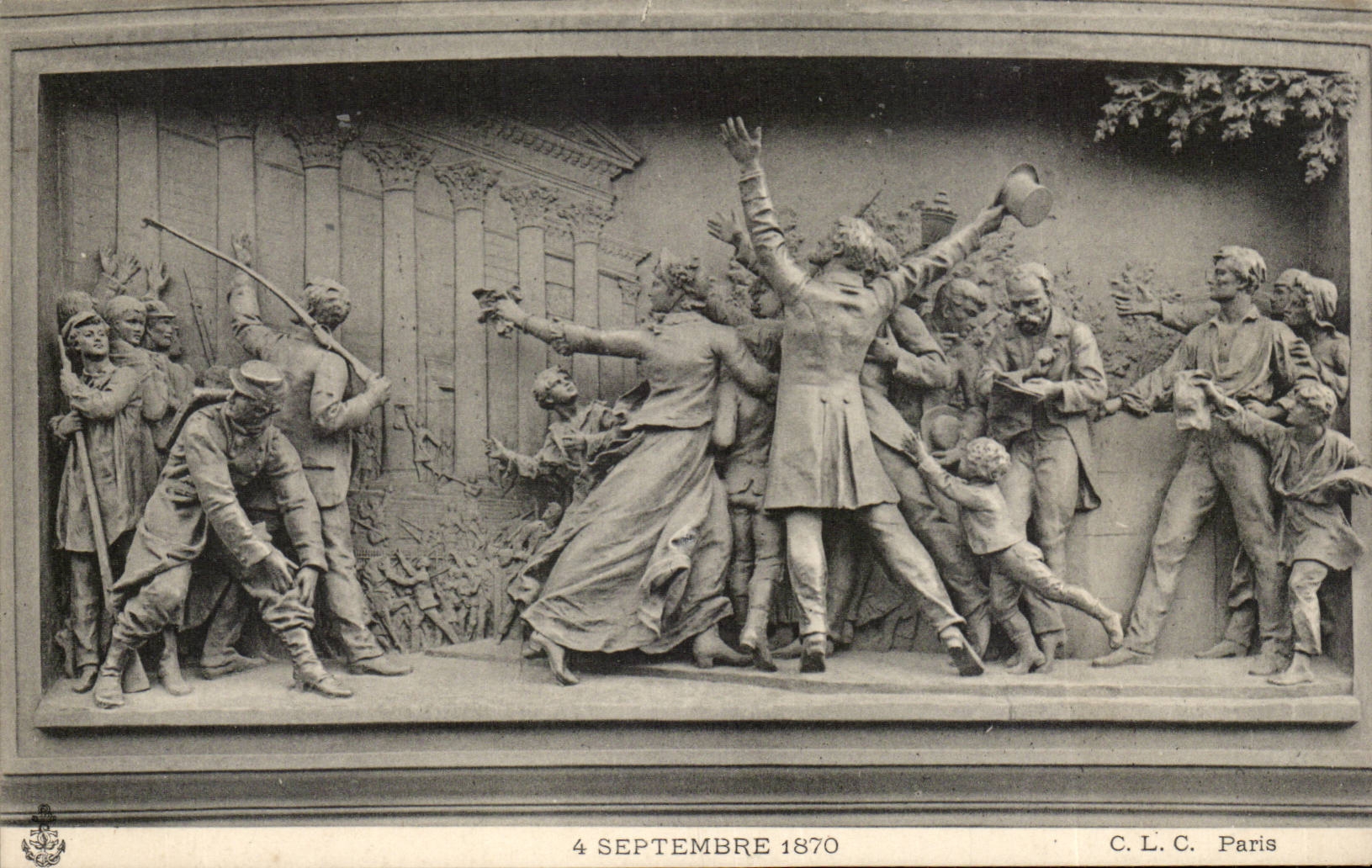 Paris CPA September 4th 1870