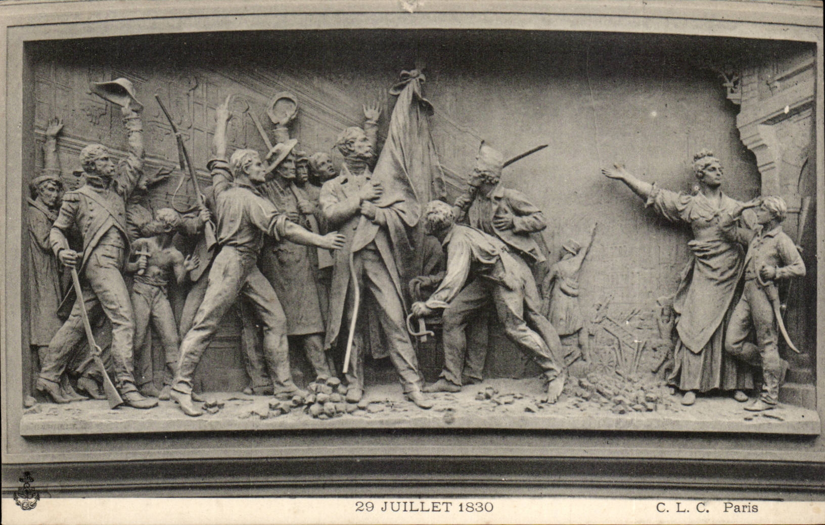 Paris CPA July 29th 1830 Revolution