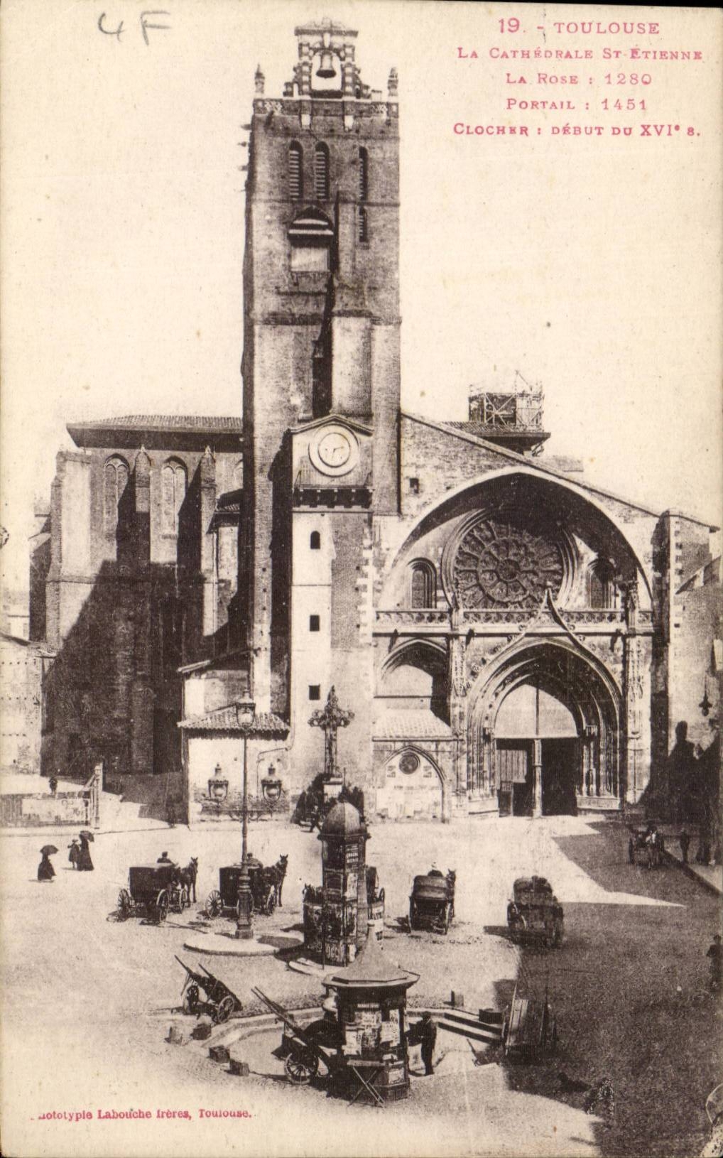 CPA Toulouse La cathedrale St Etienne 