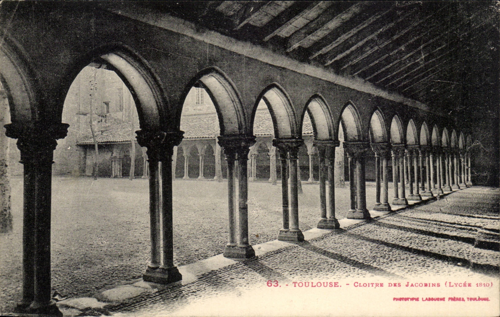 CPA Toulouse Cloitre des Jacobins (lycee 1810)