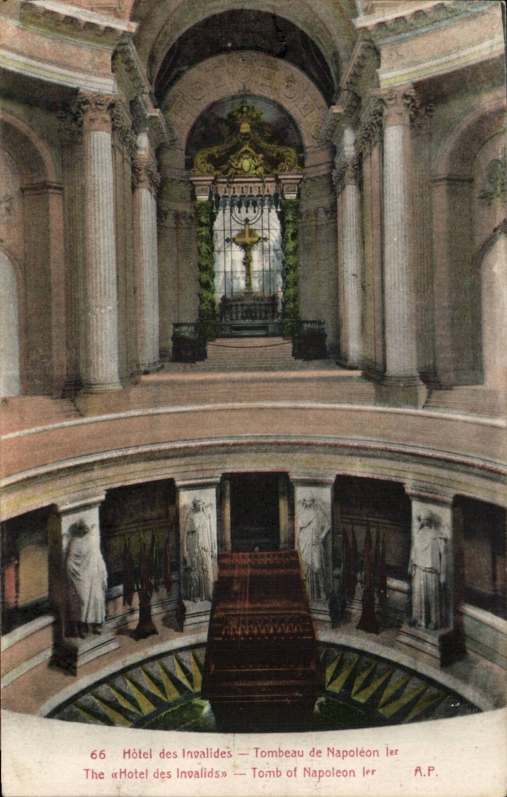 Paris CPA Hotel of Invalides the Tomb of Napoleon