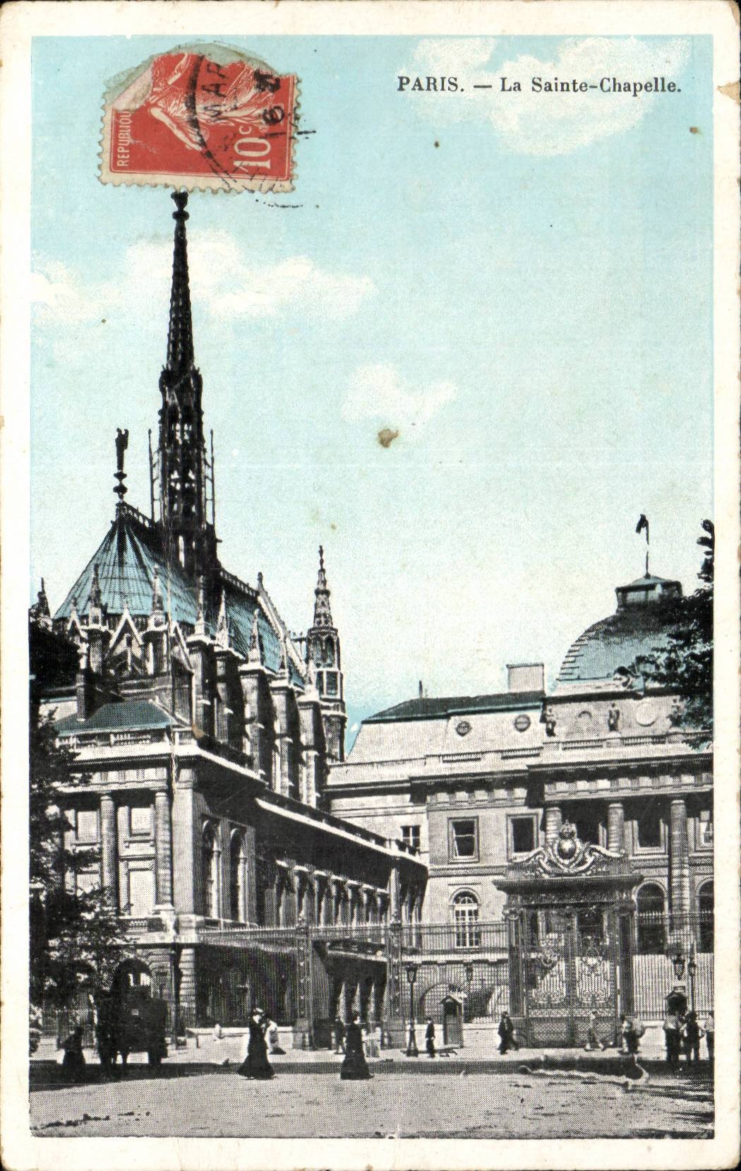 Paris CPA la Sainte Chapelle