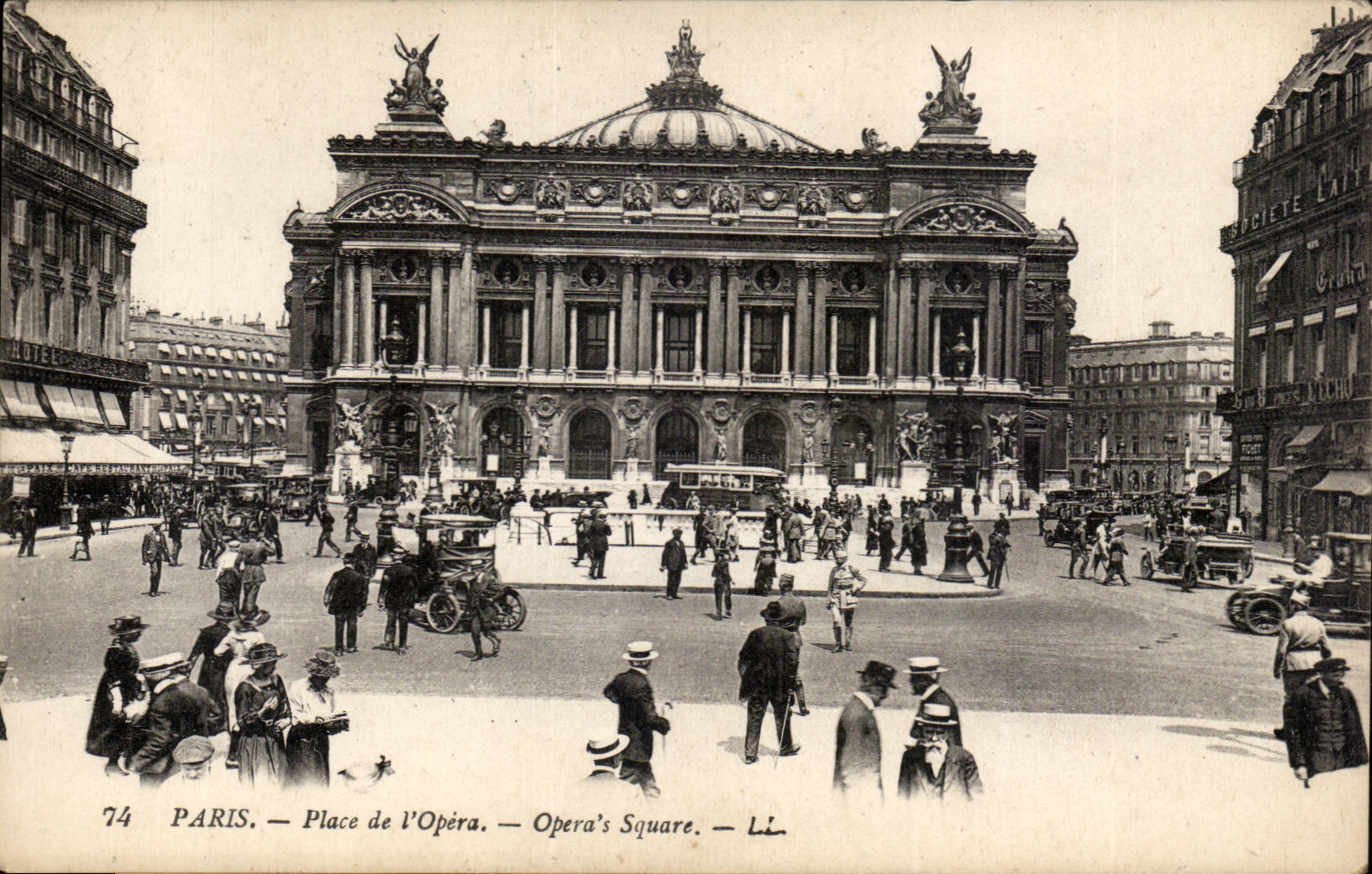 Paris CPA Place de l'Opera