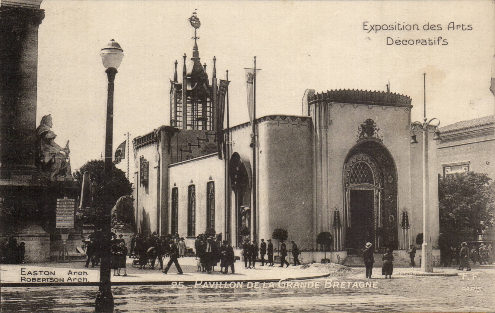 ParisCPA Fair International des dekorativen Hauses Kunst-Paris-1925 des Vereinigten Konigreichs