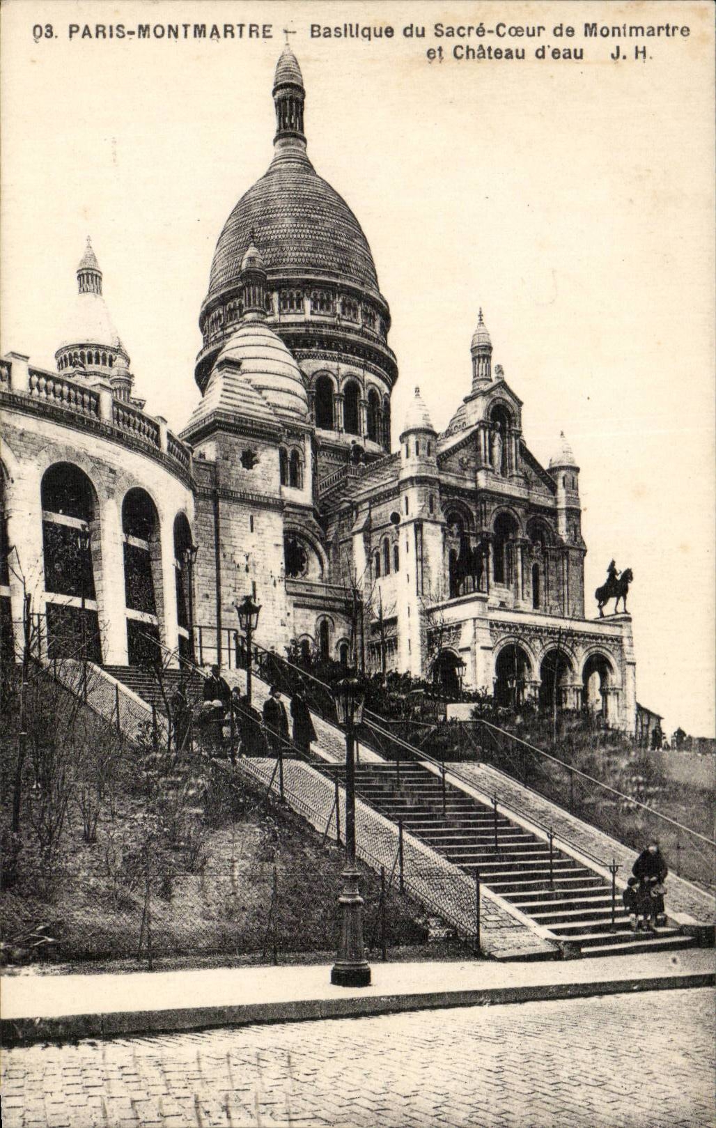 Paris CPA Basilique du Sacre Coeur de Montmartre