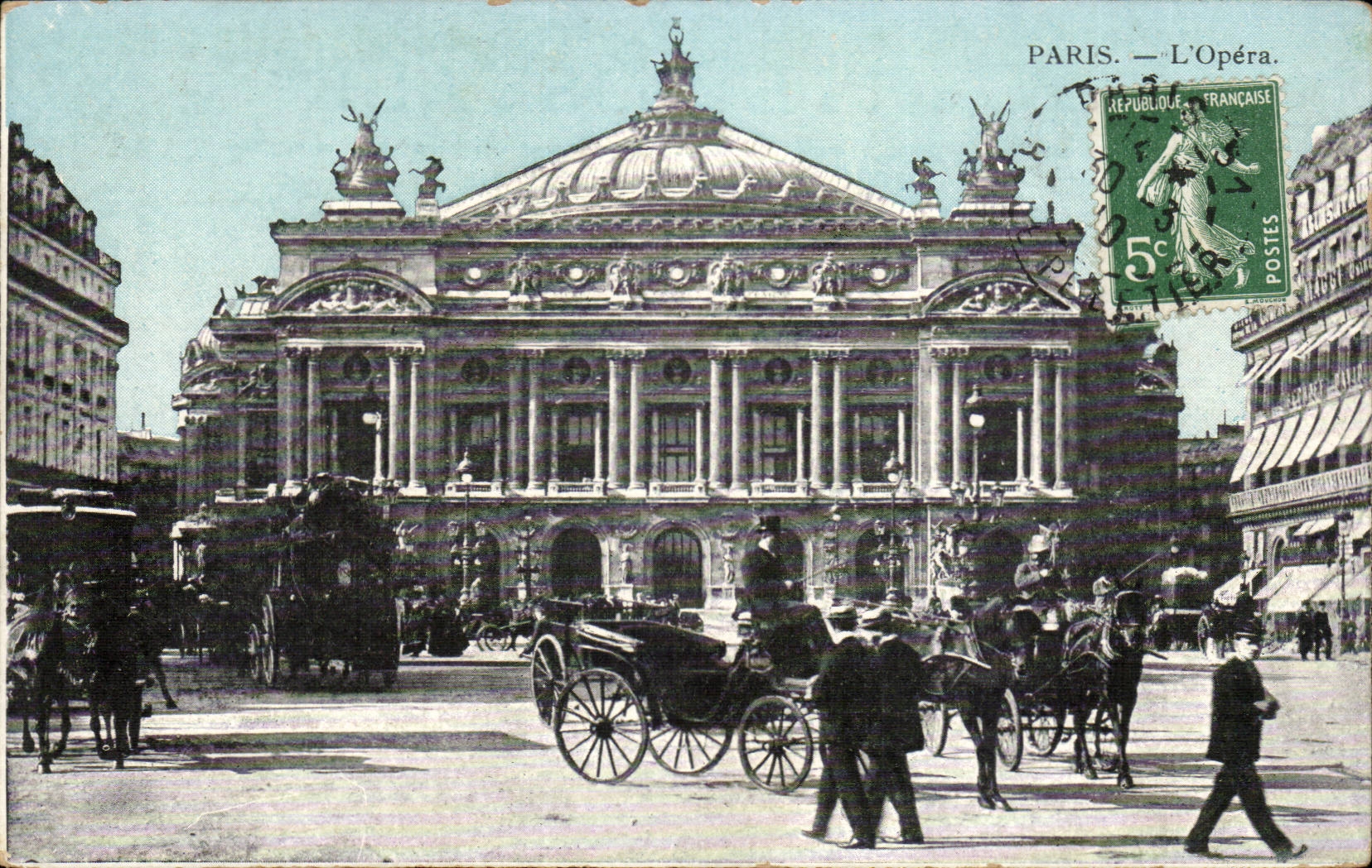 Paris CPA the opera