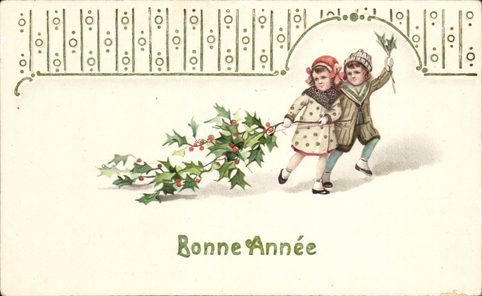 CPA Fantasy Children Happy New Year