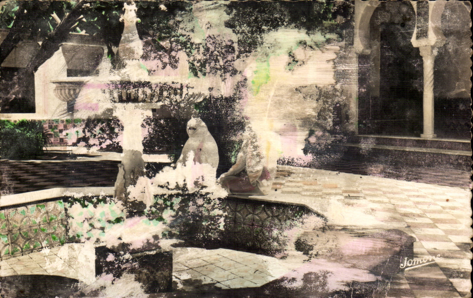 Maurisches Algiers CPA Gericht Algerien-von Bardo