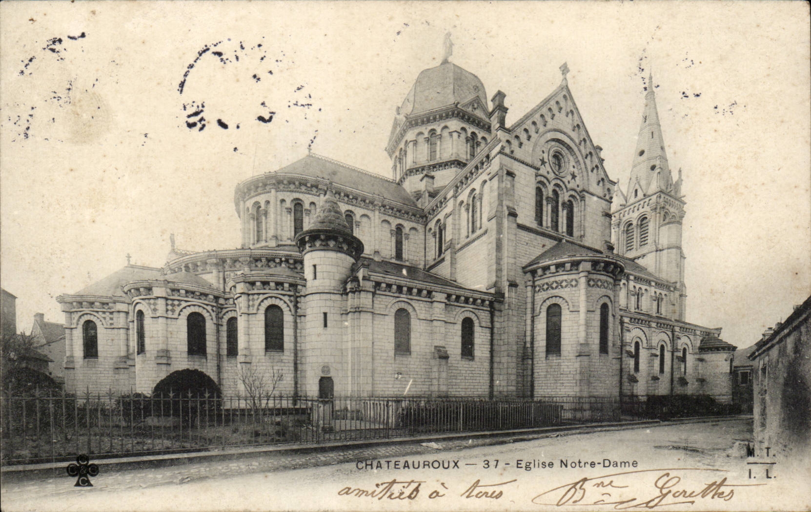 CPA Chateauroux Notre Dame Church