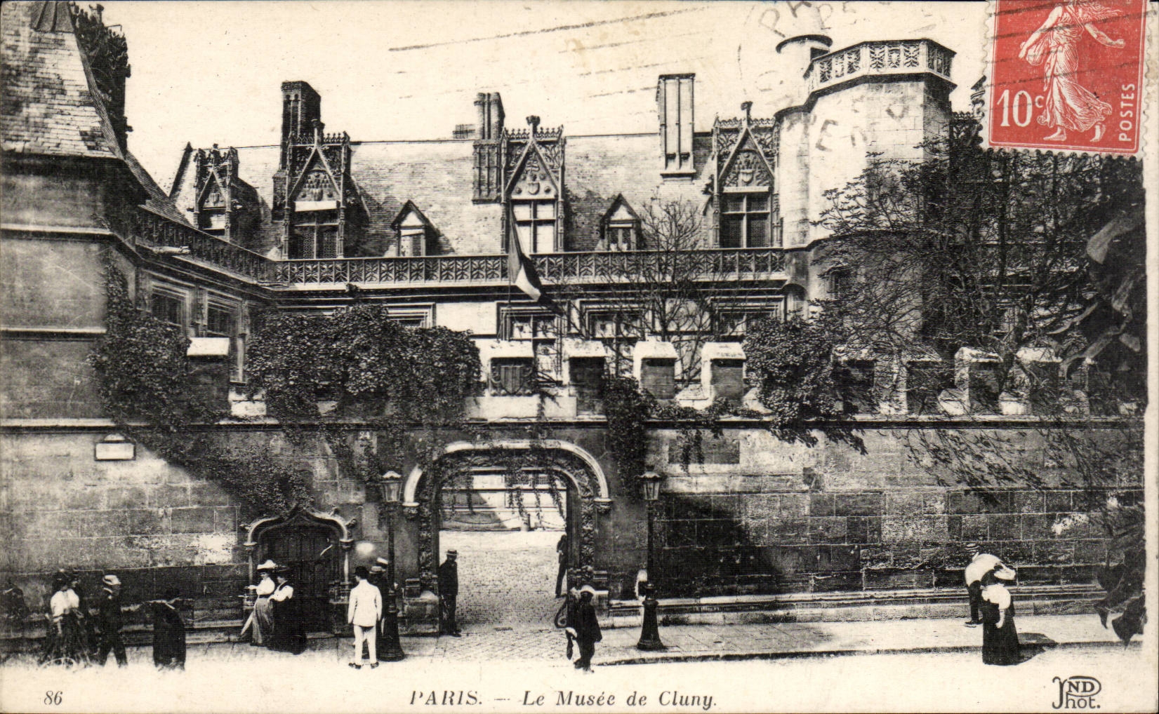 Paris CPA Museum of Cluny
