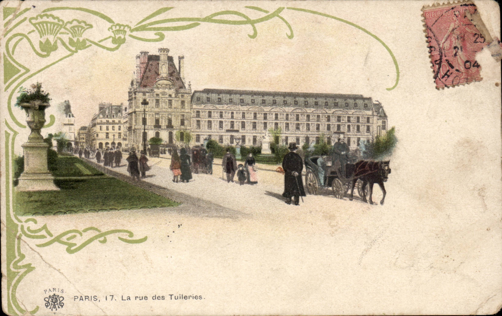Paris CPA Rue des Tuileries
