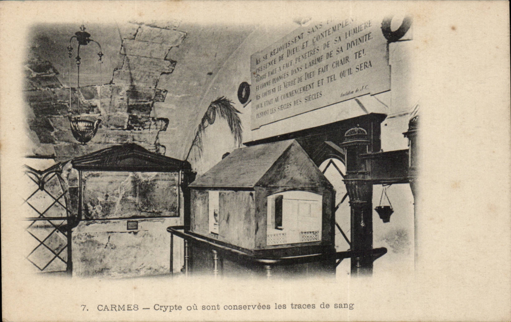 CPA Carmes CRypte ou sont conservees les traces de sang
