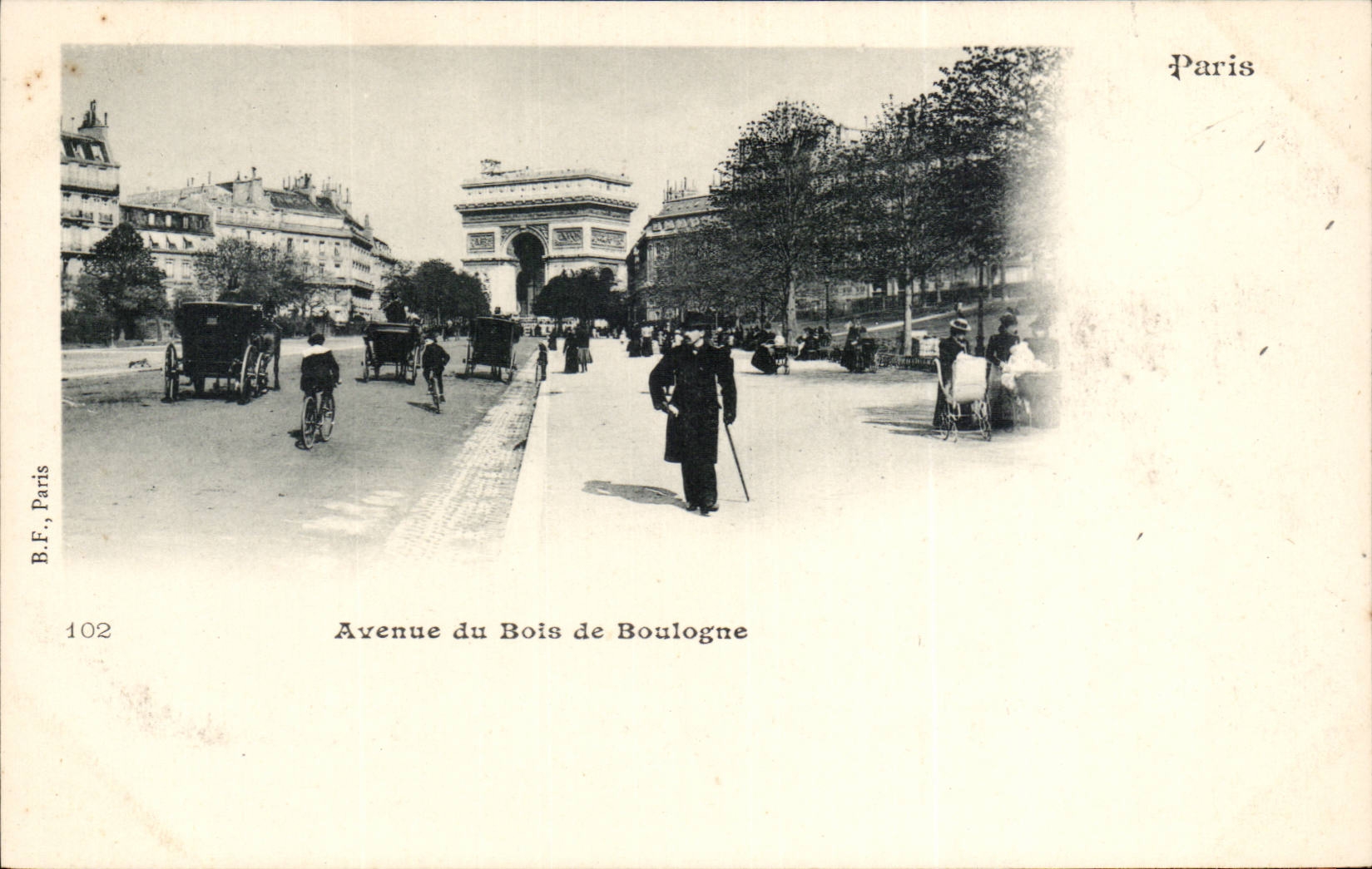 CPA Paris Avenue du Bois de Boulogne