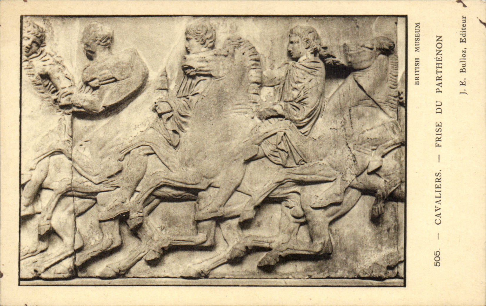 CPA Phantasie-Mitfahrer-Planke des Parthenons Griechenland Griechenland