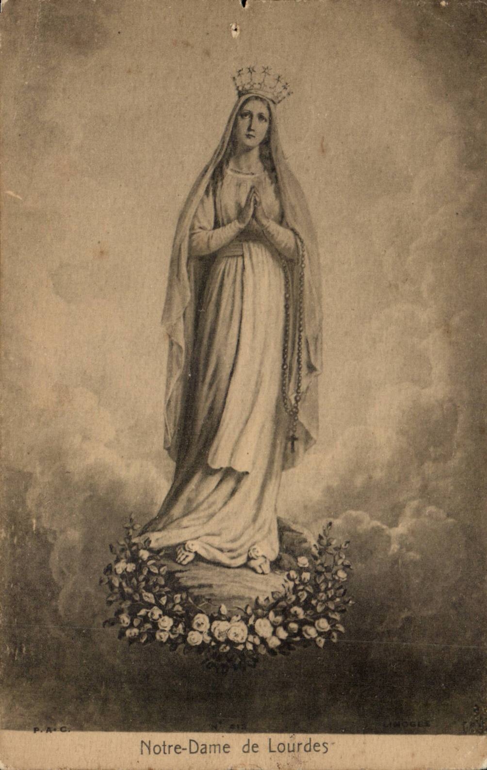 CPA Lourdes Our Lady