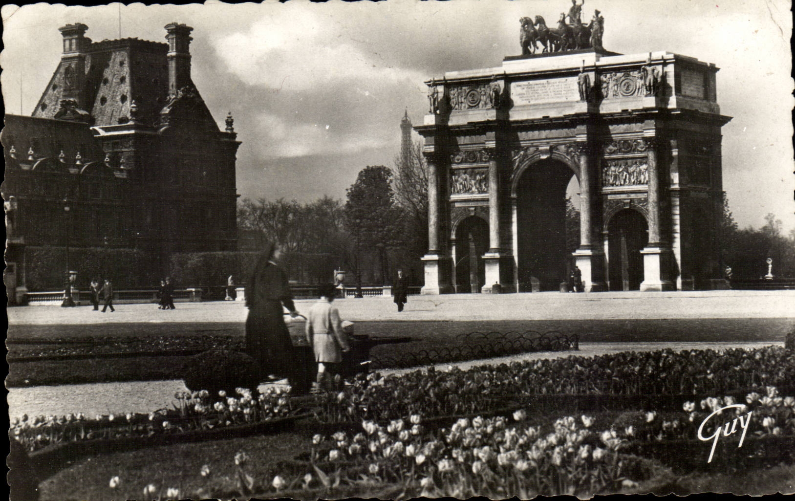 Paris CPA Arc de triomphe du Carrousel