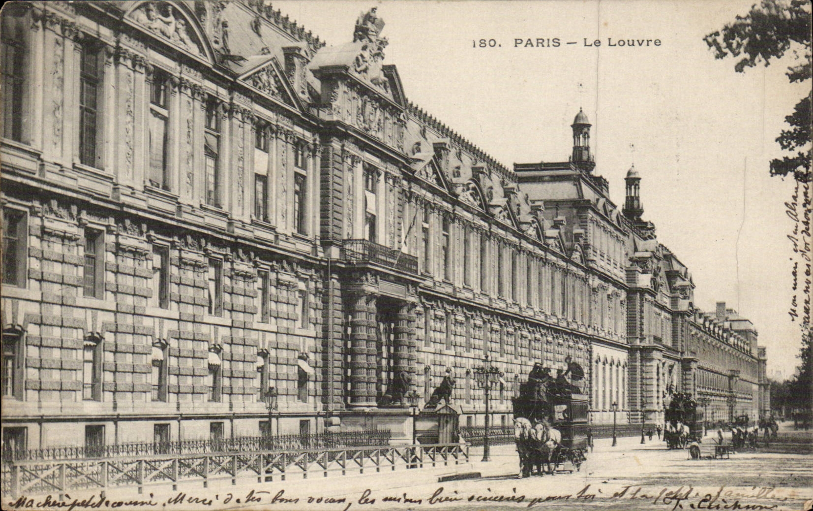 Paris CPA Le Louvre