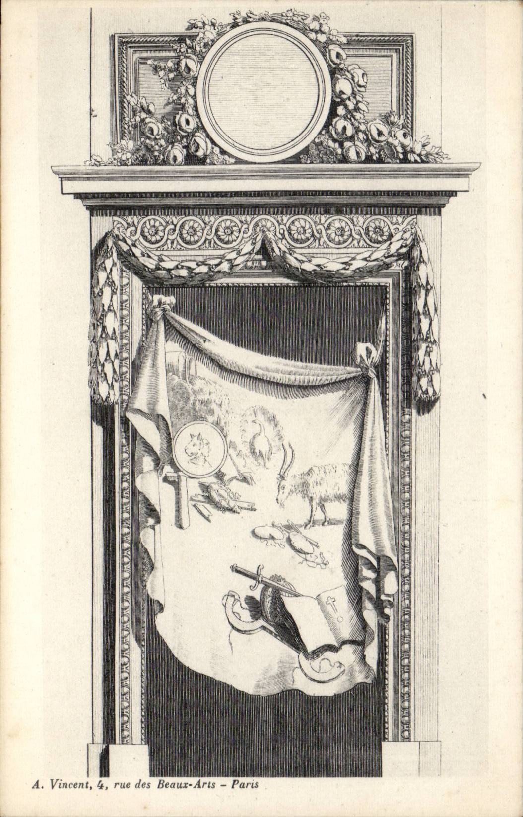 Paris CPA A Vincent Rue des Beaux Arts