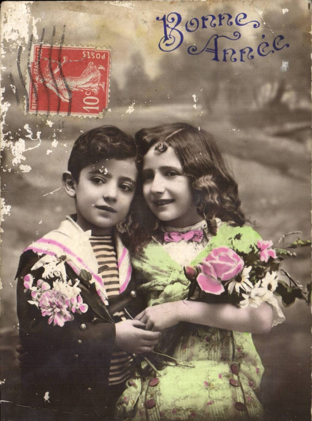 CPA Fantasy Children Happy New Year