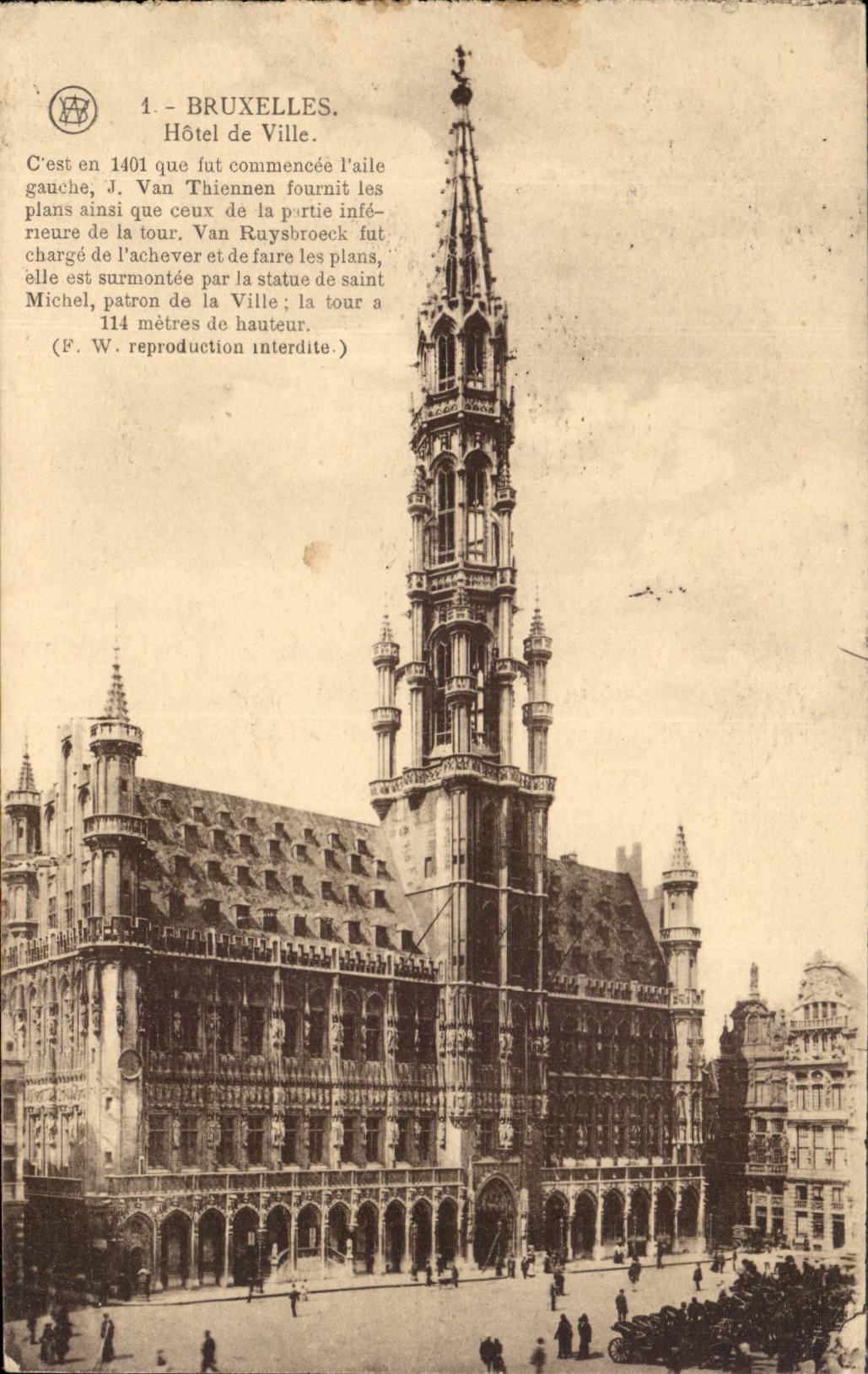 Brussels CPA Town hall