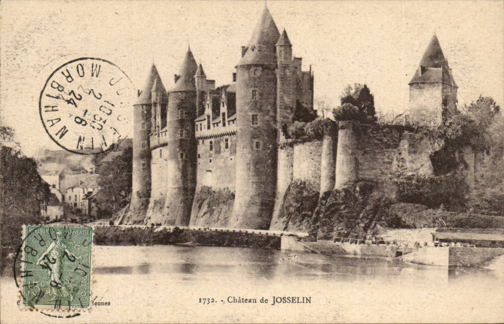 CPA Castle of Josselin