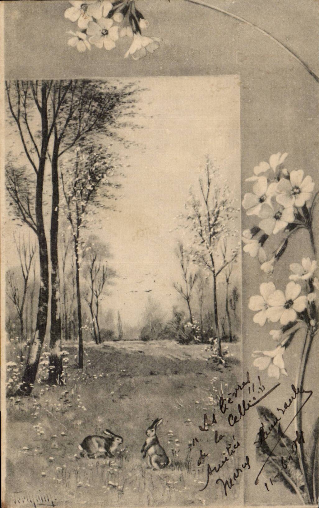 CPA Fantasy landscape and Rabbits rabbits