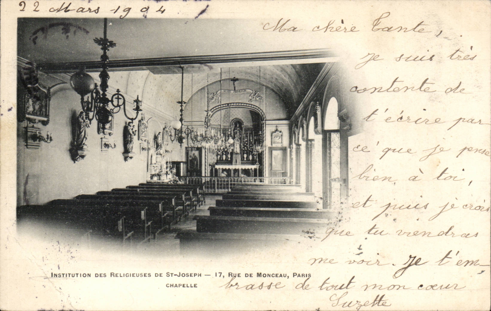 Paris CPA Institution of the nuns of Saint Joseph Street of Heap Vault