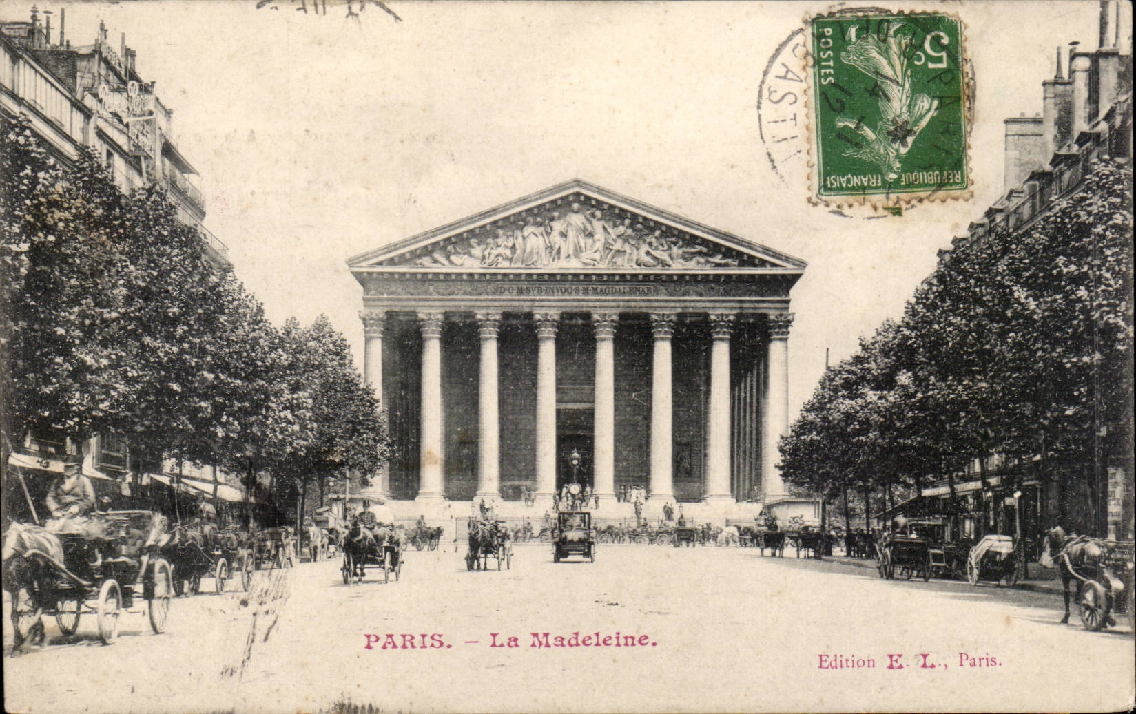 Paris CPA the Madeleine