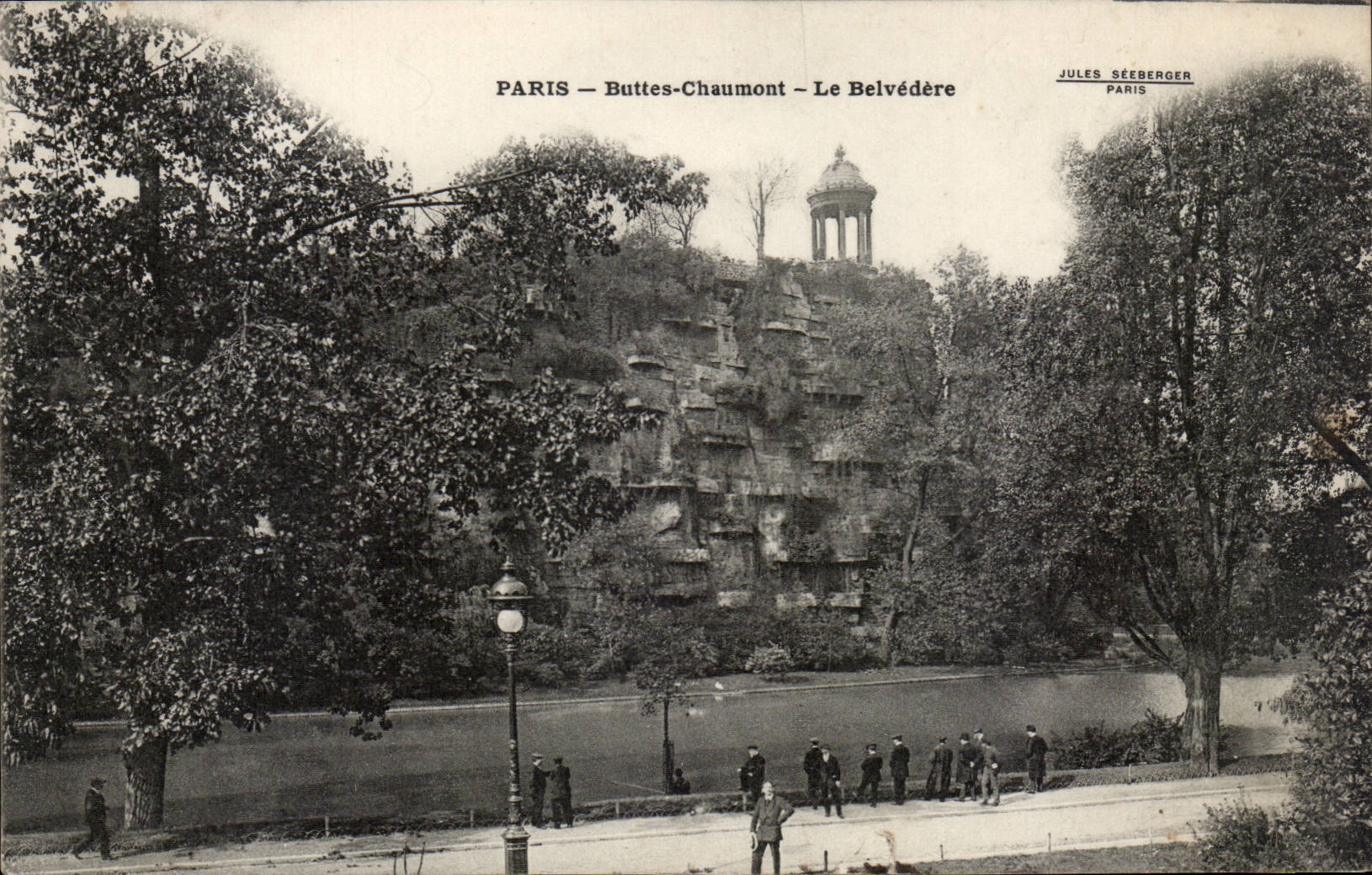 Paris CPA Chaumont Hillocks the View-point