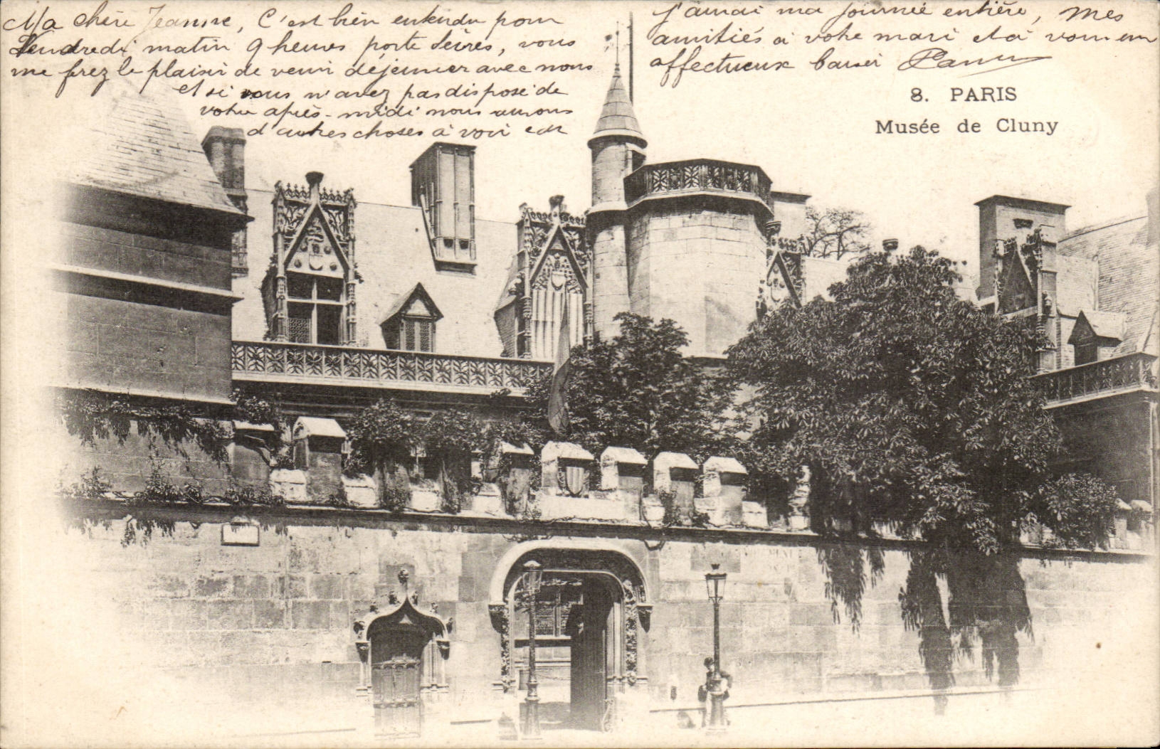 Paris CPA Museum of Cluny