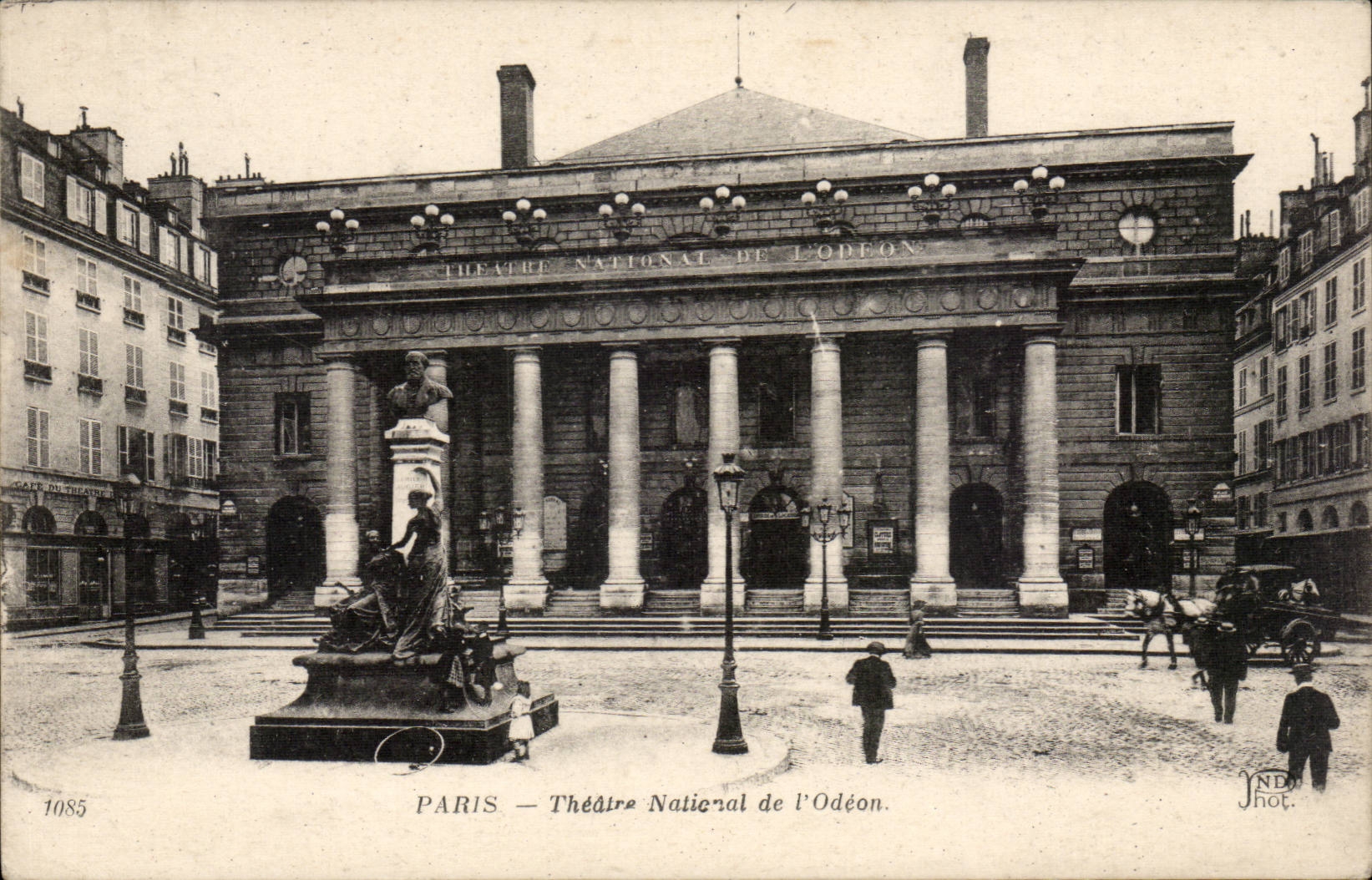 Paris CPA Theater main road of Odeon