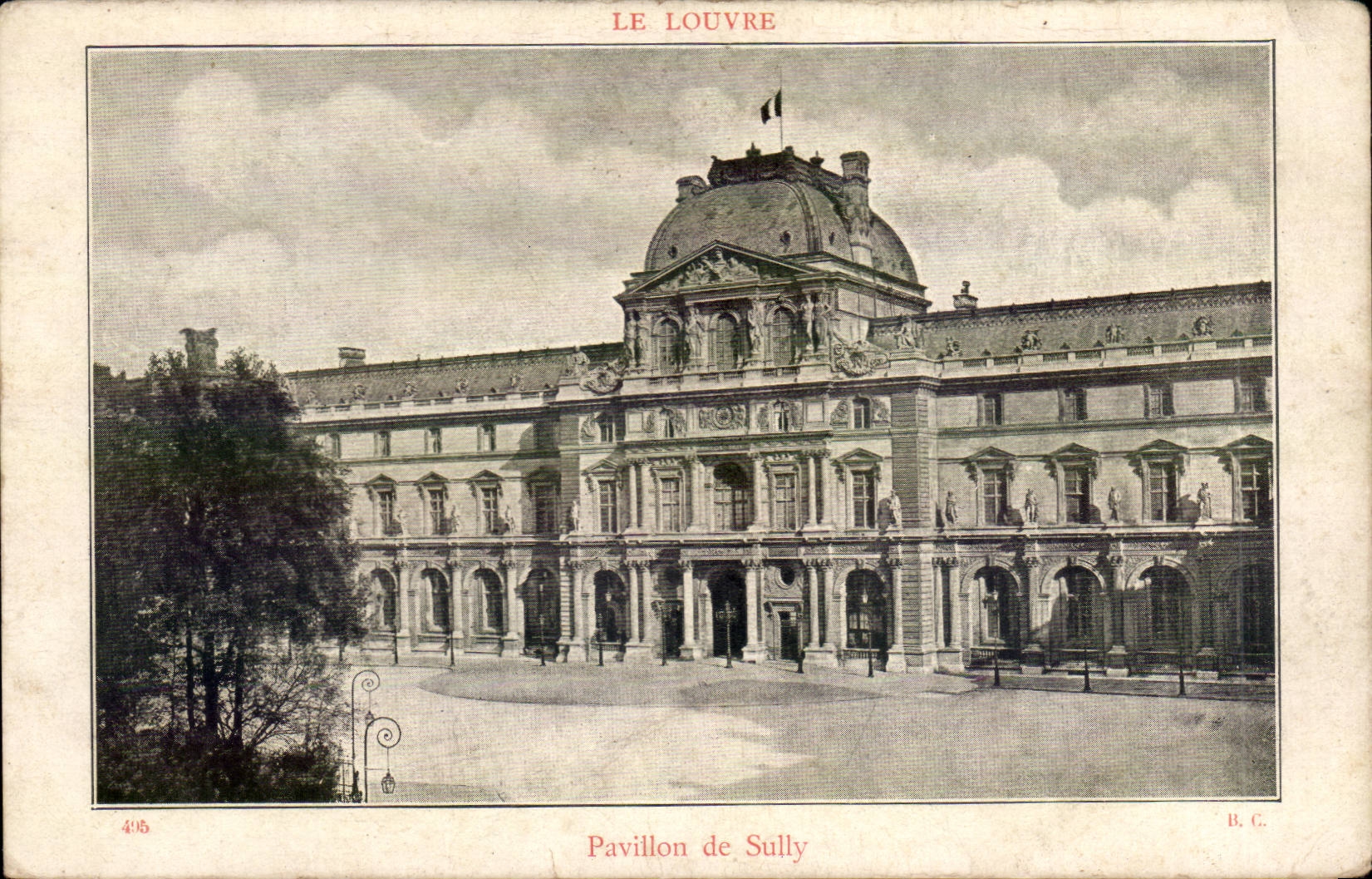 CPA Paris Pavillon de Sully Louvre