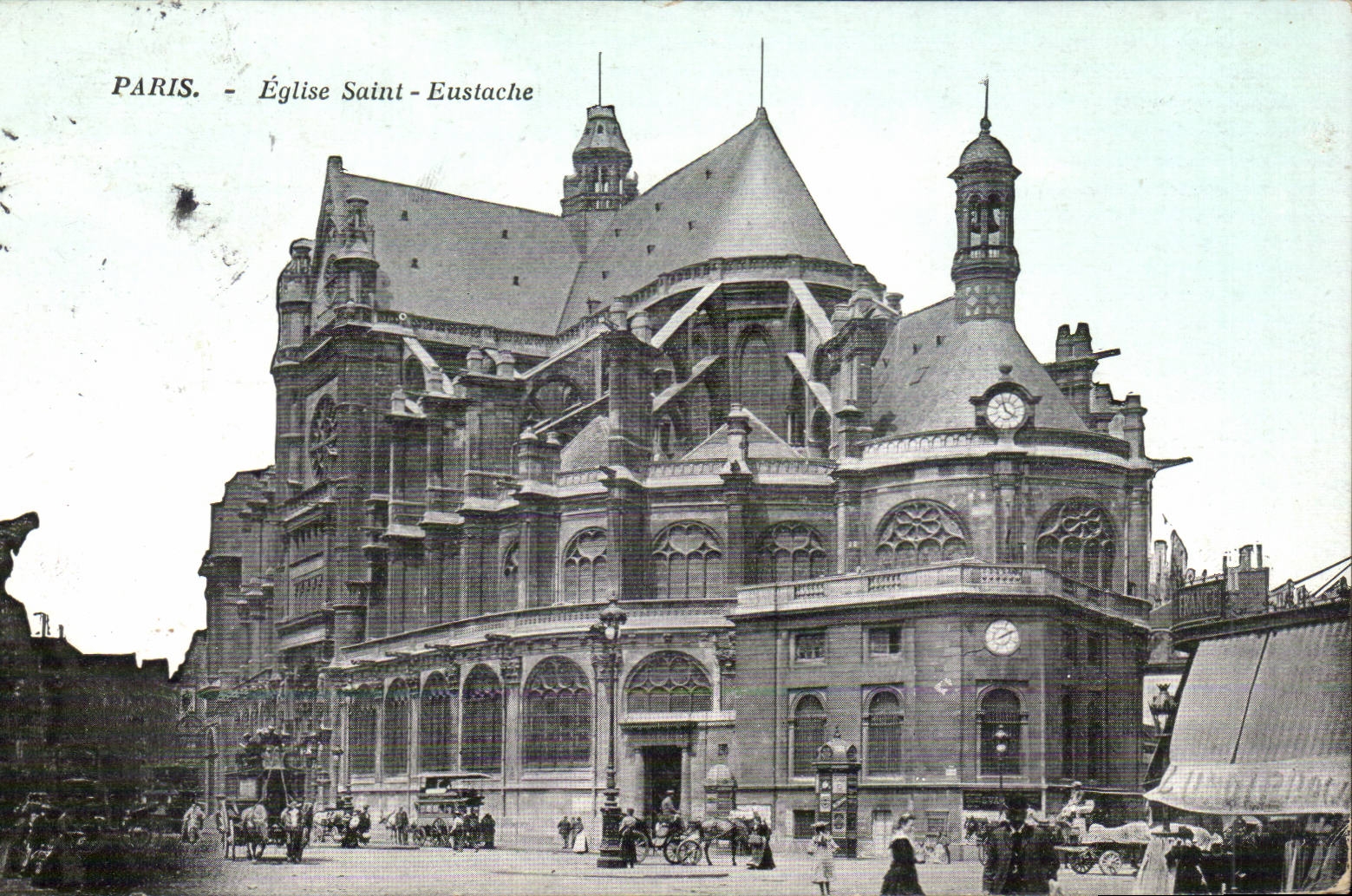 CPA Paris Eglise Sainte Eustache