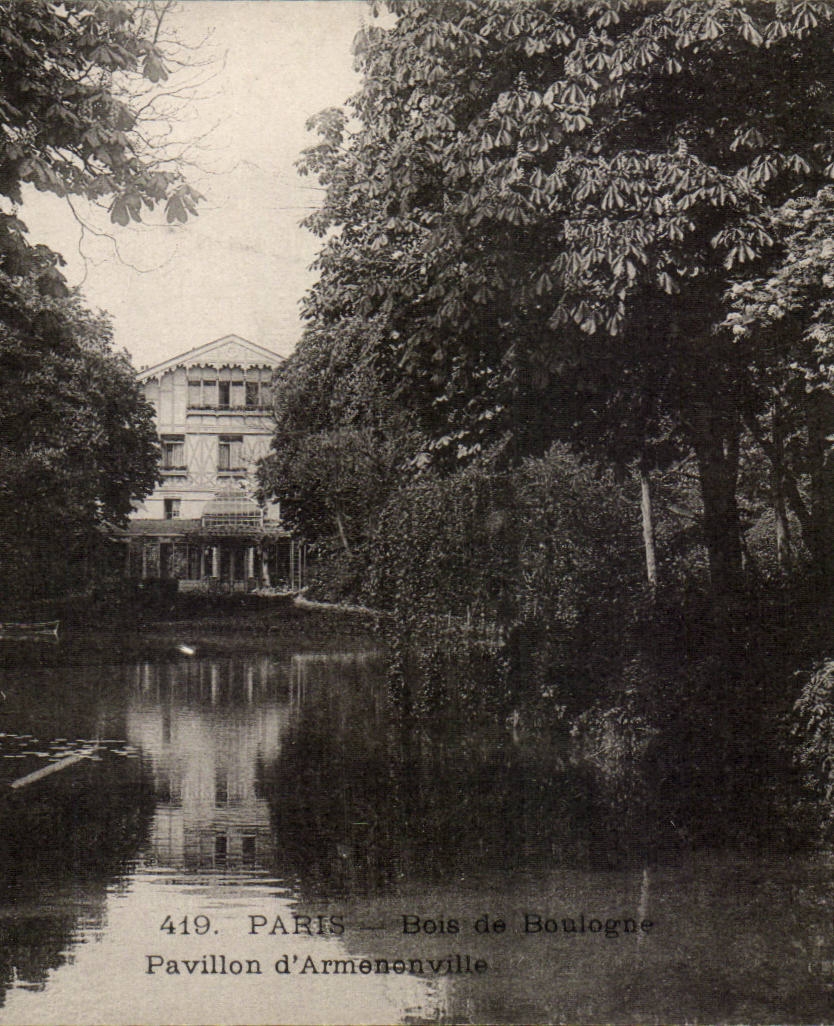 CPA Paris Bois de Boulogne Pavillon d'Armenonville