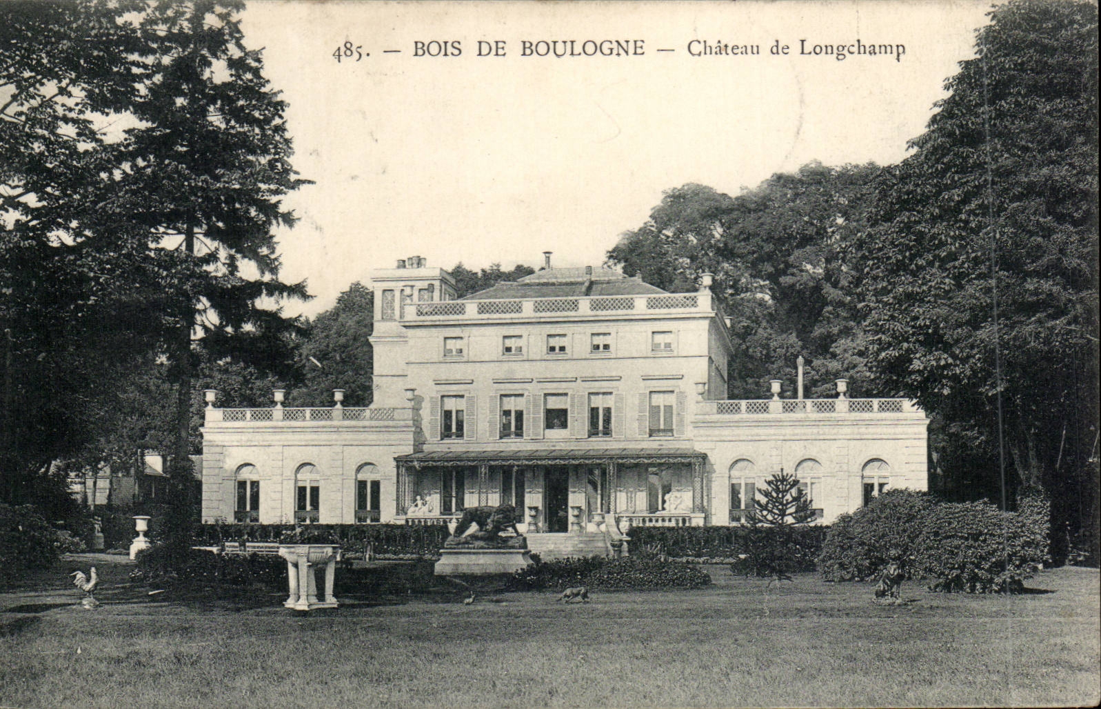 CPA Paris Bois de Boulogne Chateau de longchamp