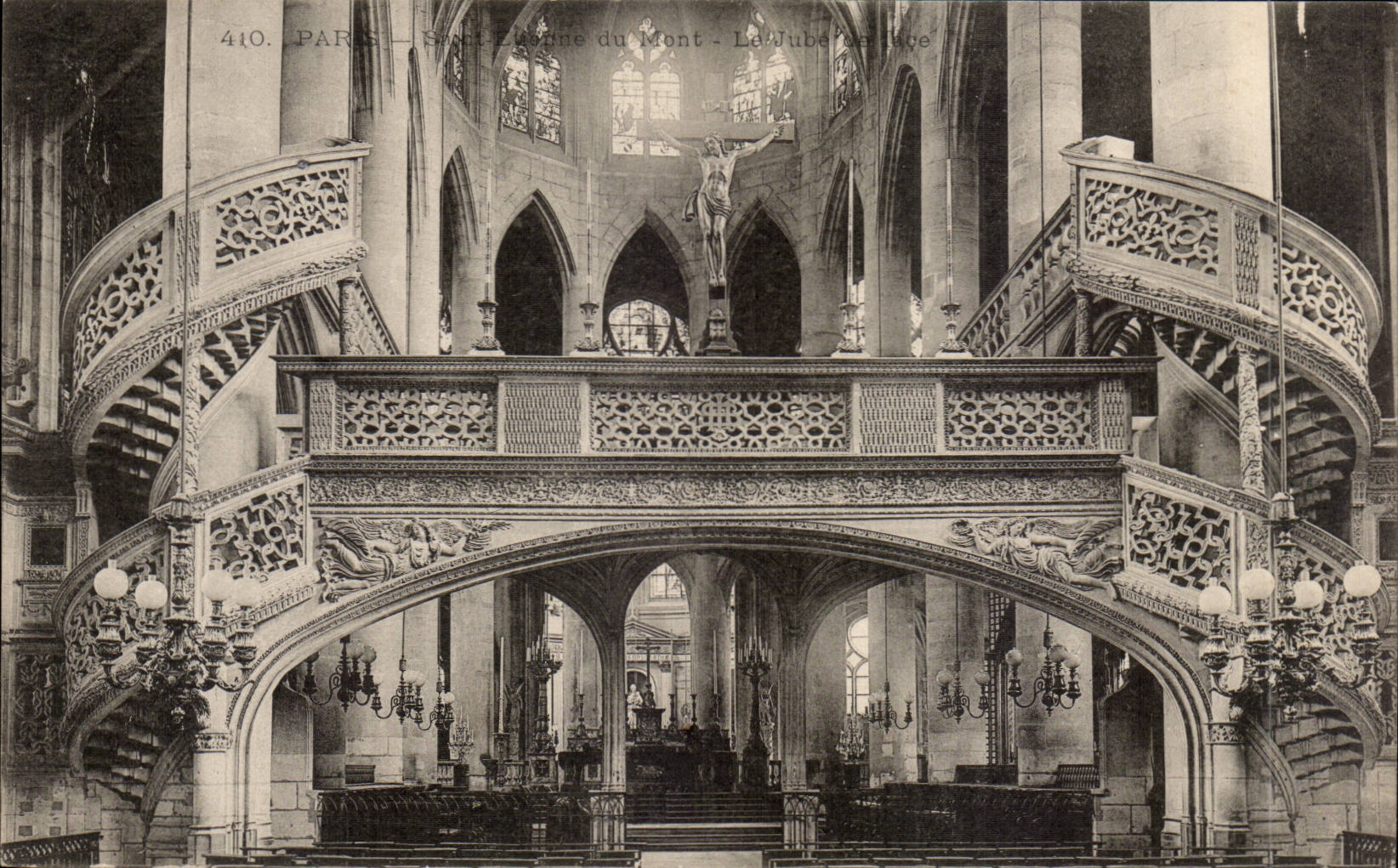 CPA Paris Saint Etienne de Mont the jube of face