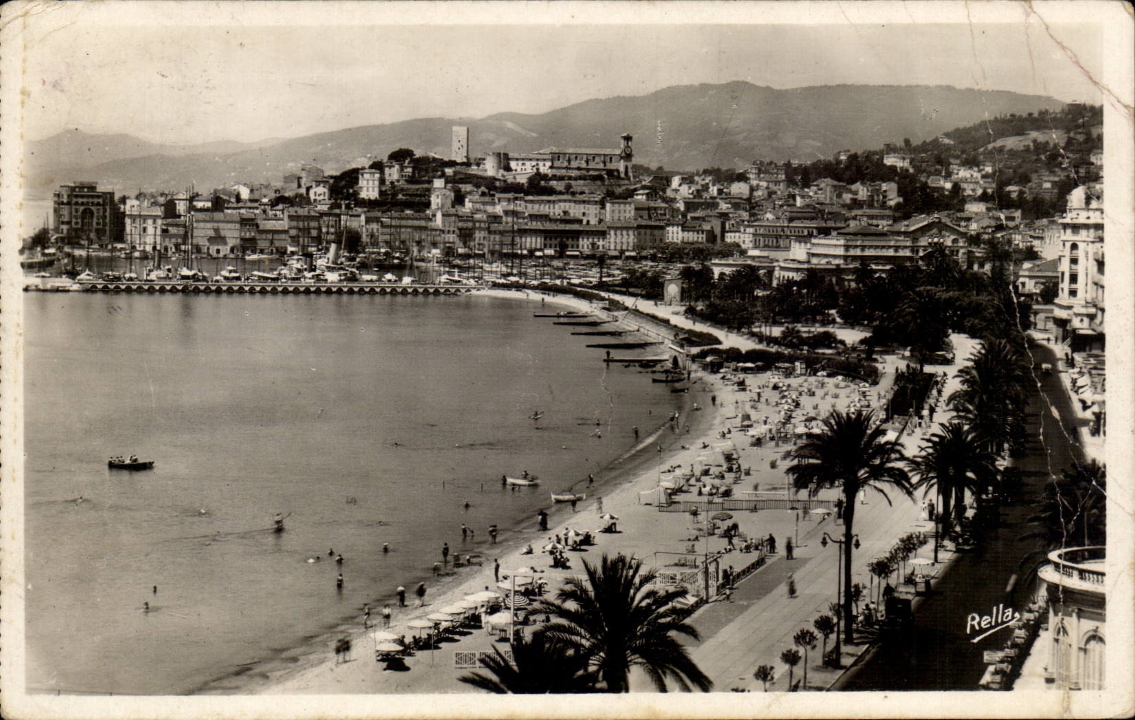 CPA Cannes the Small cross and the Mount knight