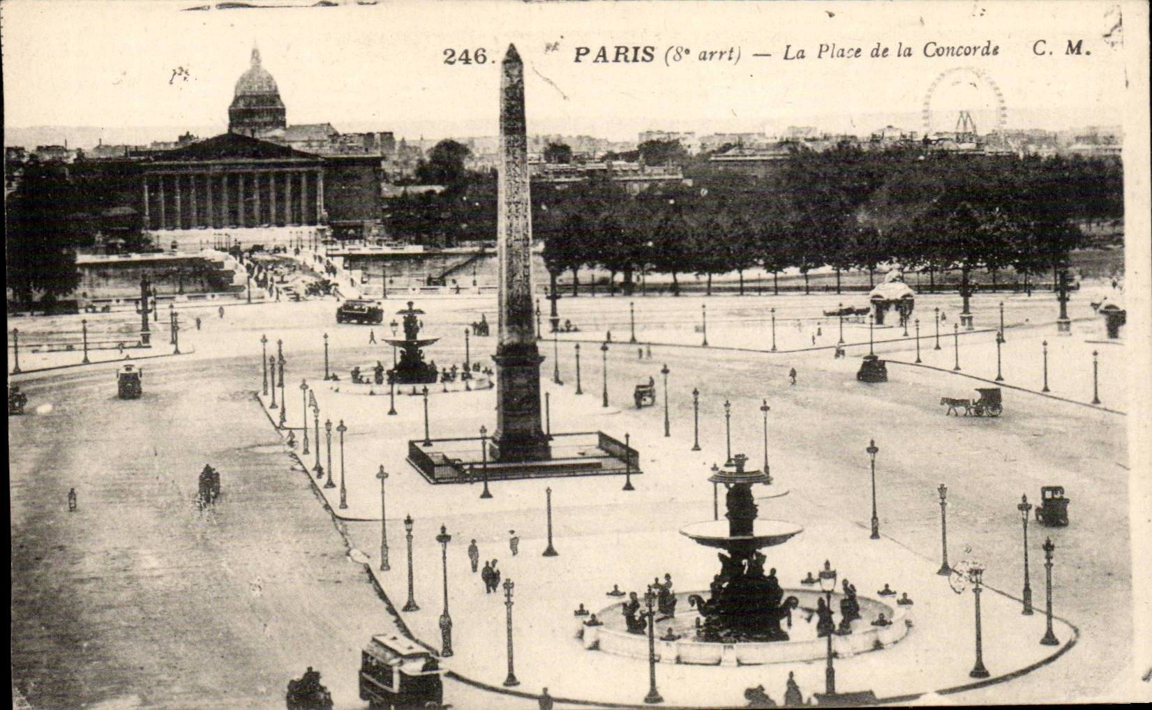 CPA Paris the place of the Harmony