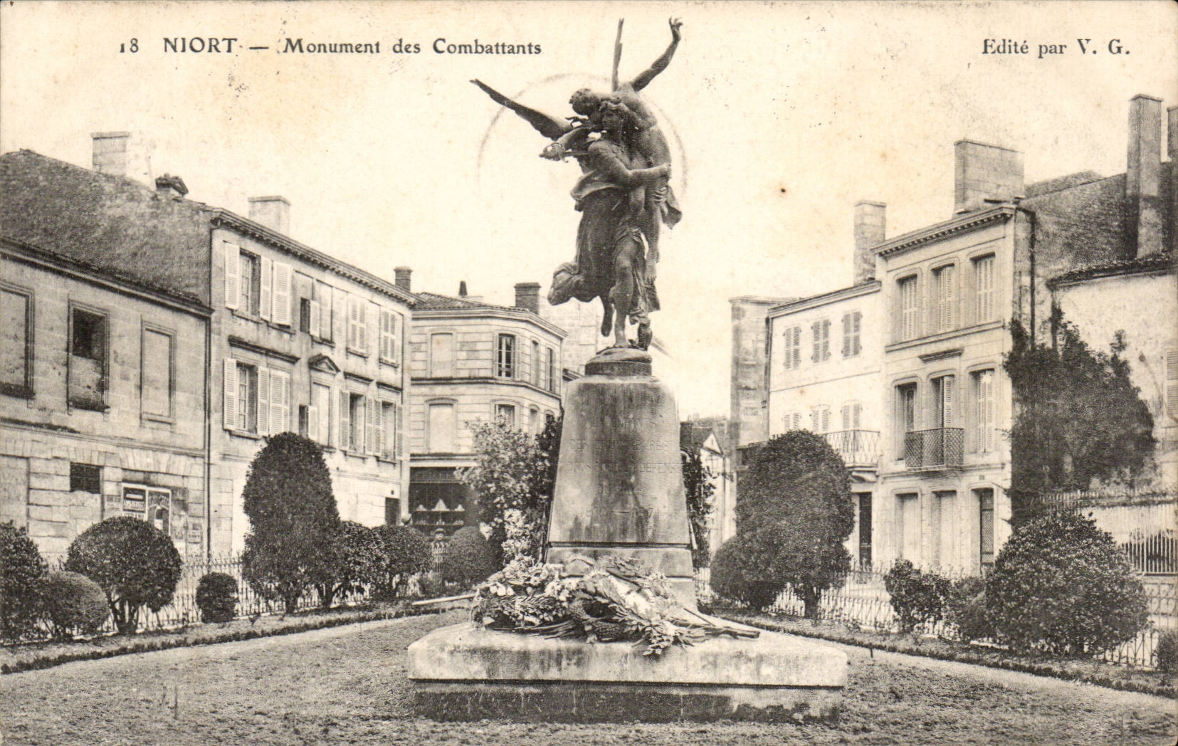 CPA Niort Monument of the Combatants
