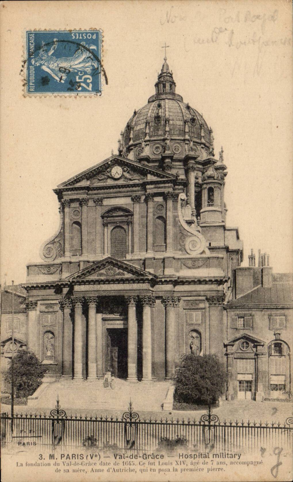 CPA Paris Val de Grâce Military hospital