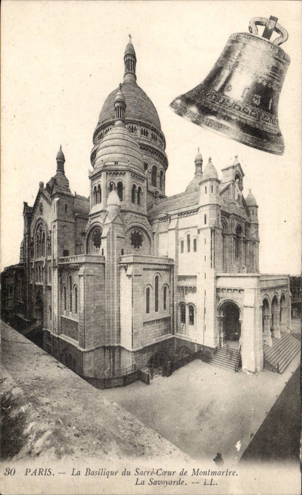 Paris CPA Basilique du Sacre Coeur de Montmartre Cloche Bell