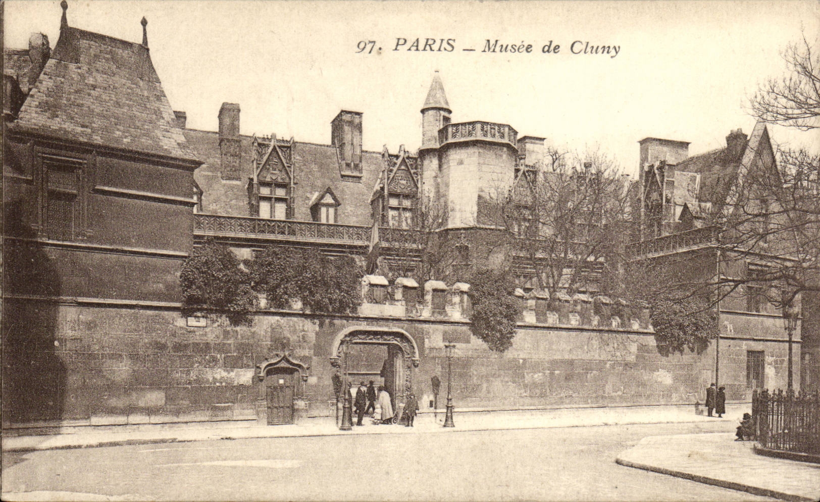 Paris CPA Museum of Cluny