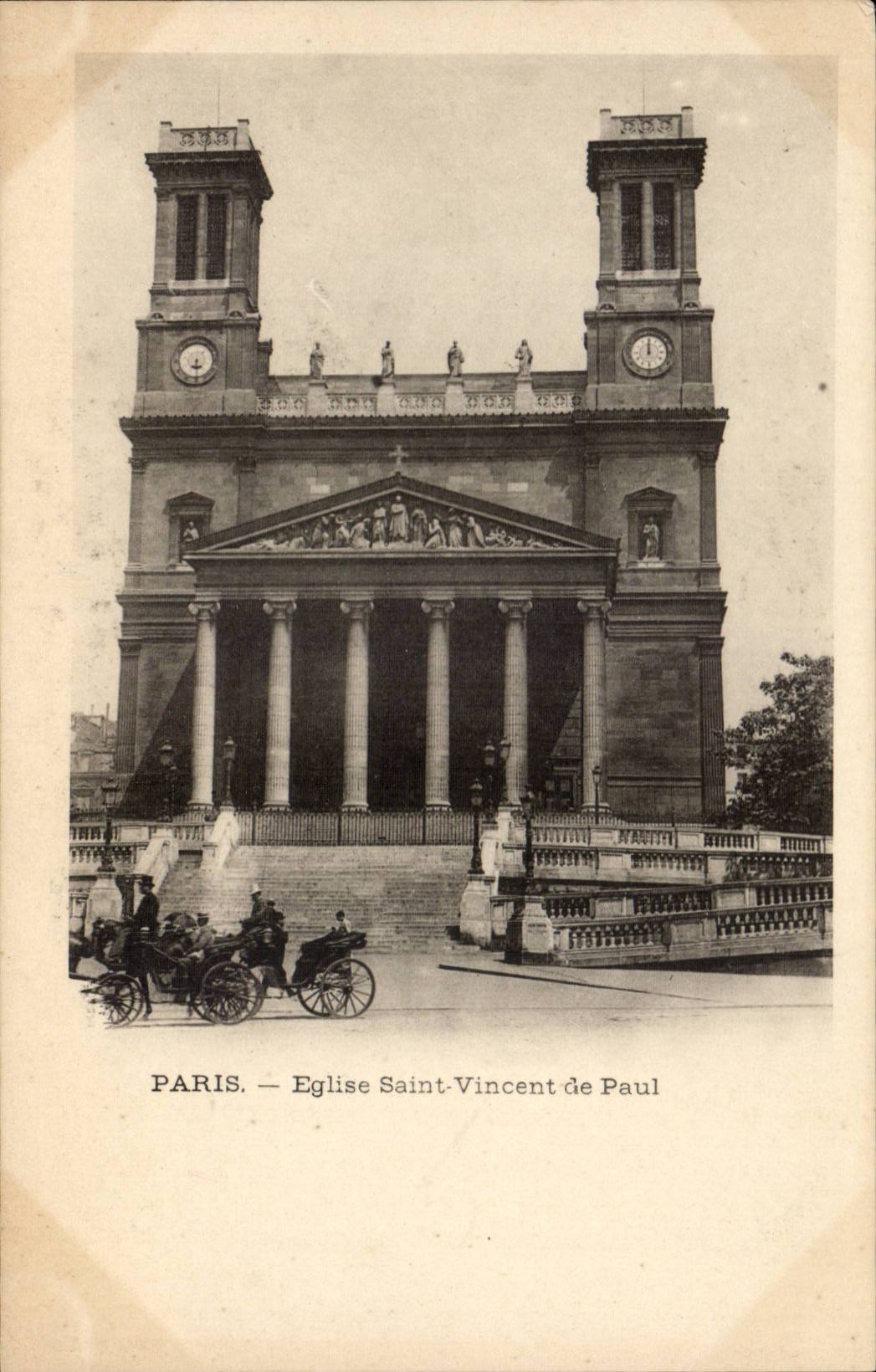 Paris CPA Eglise Saint Vincent de Paul